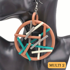 Wires Crossed Earrings (VARIOUS COLORS)