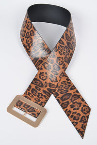 Wild About You Oversized Belt (Gold Buckle)