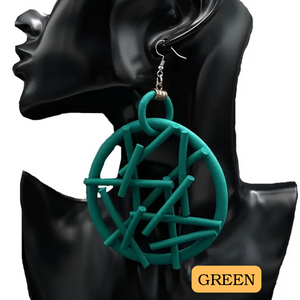 Wires Crossed Earrings (VARIOUS COLORS)