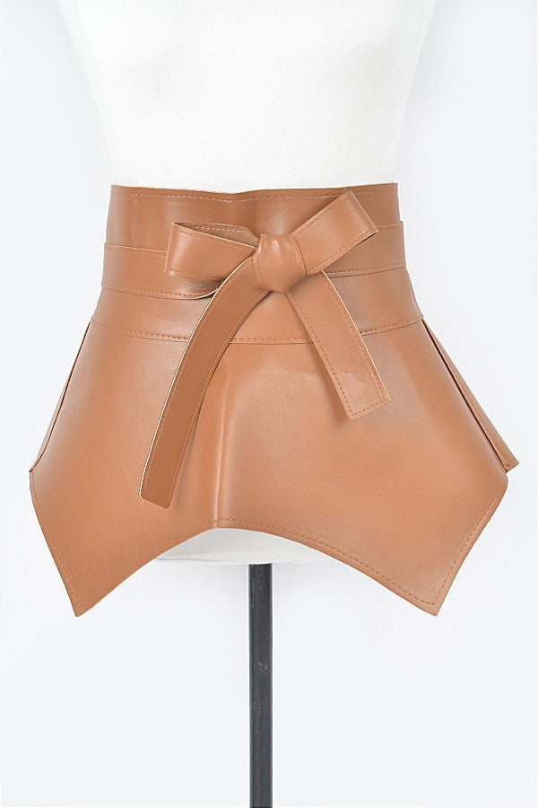 Tie Me Up Skirt Belt (Brown)