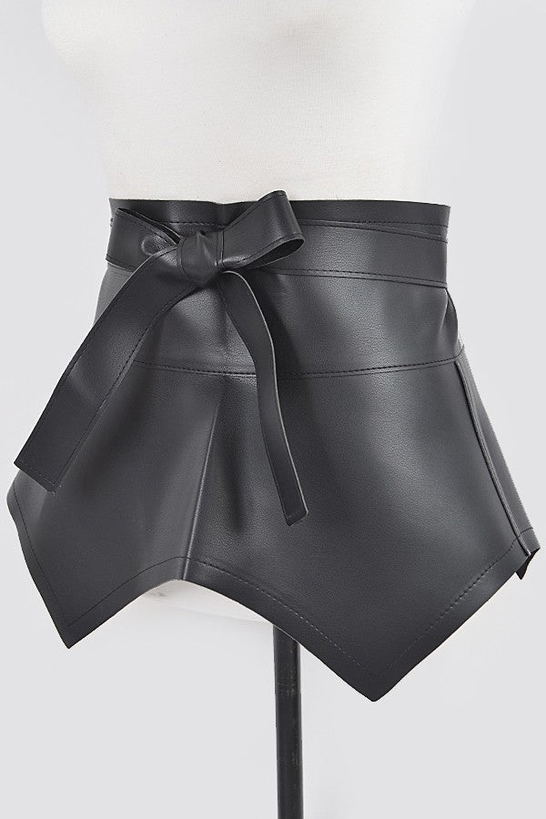 Tie Me Up Skirt Belt (Black)