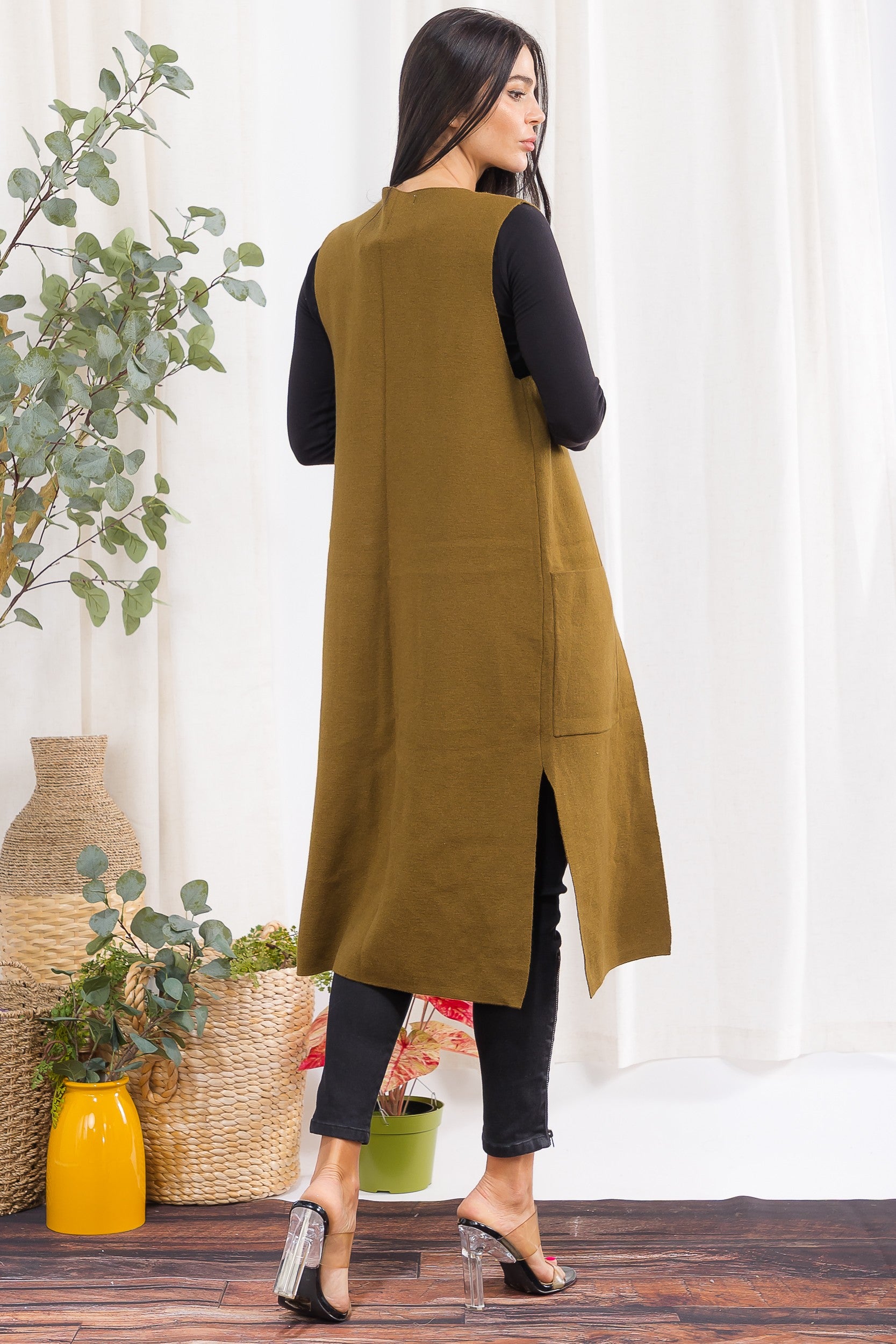 It Girl Cardigan (Olive Green)