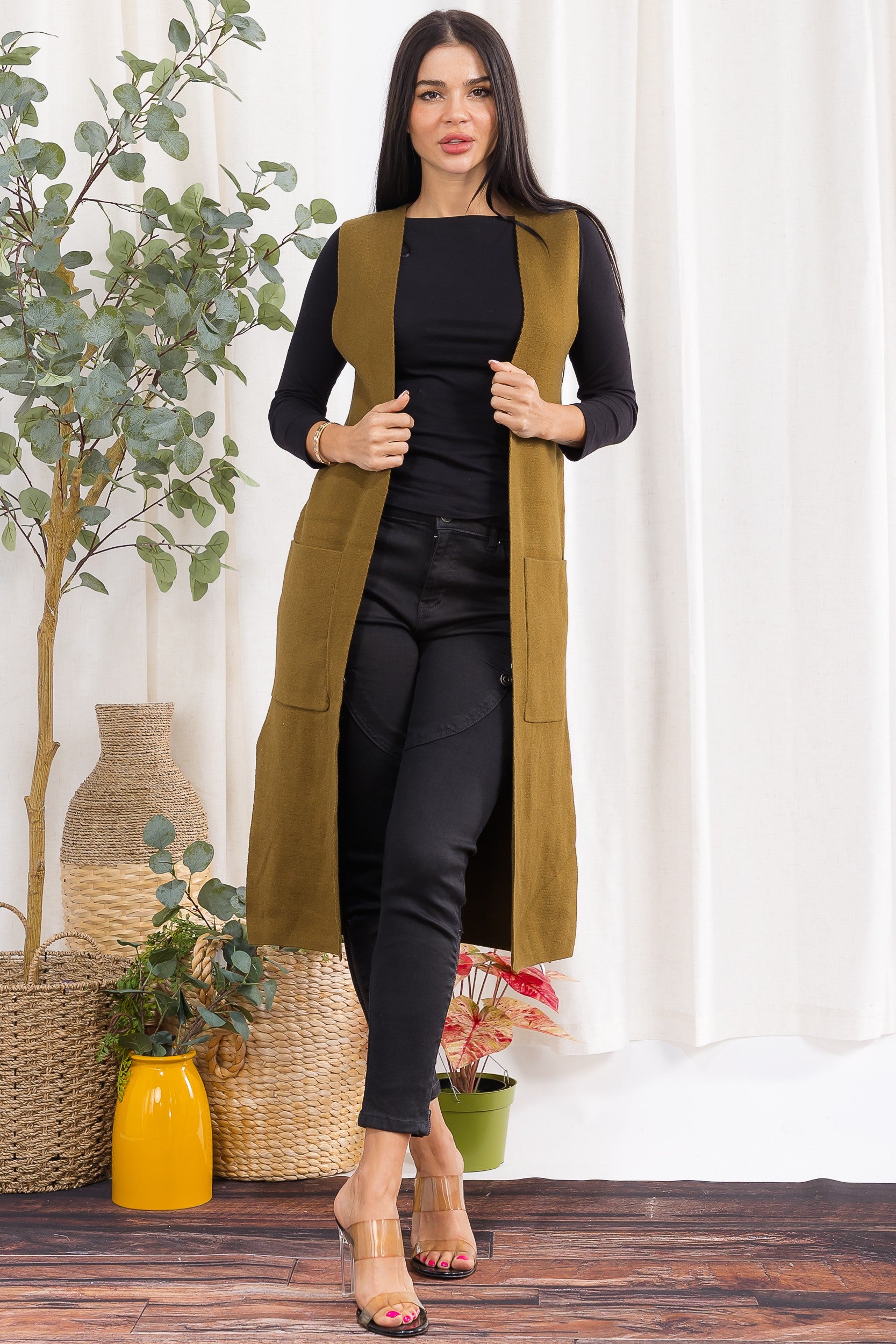 It Girl Cardigan (Olive Green)