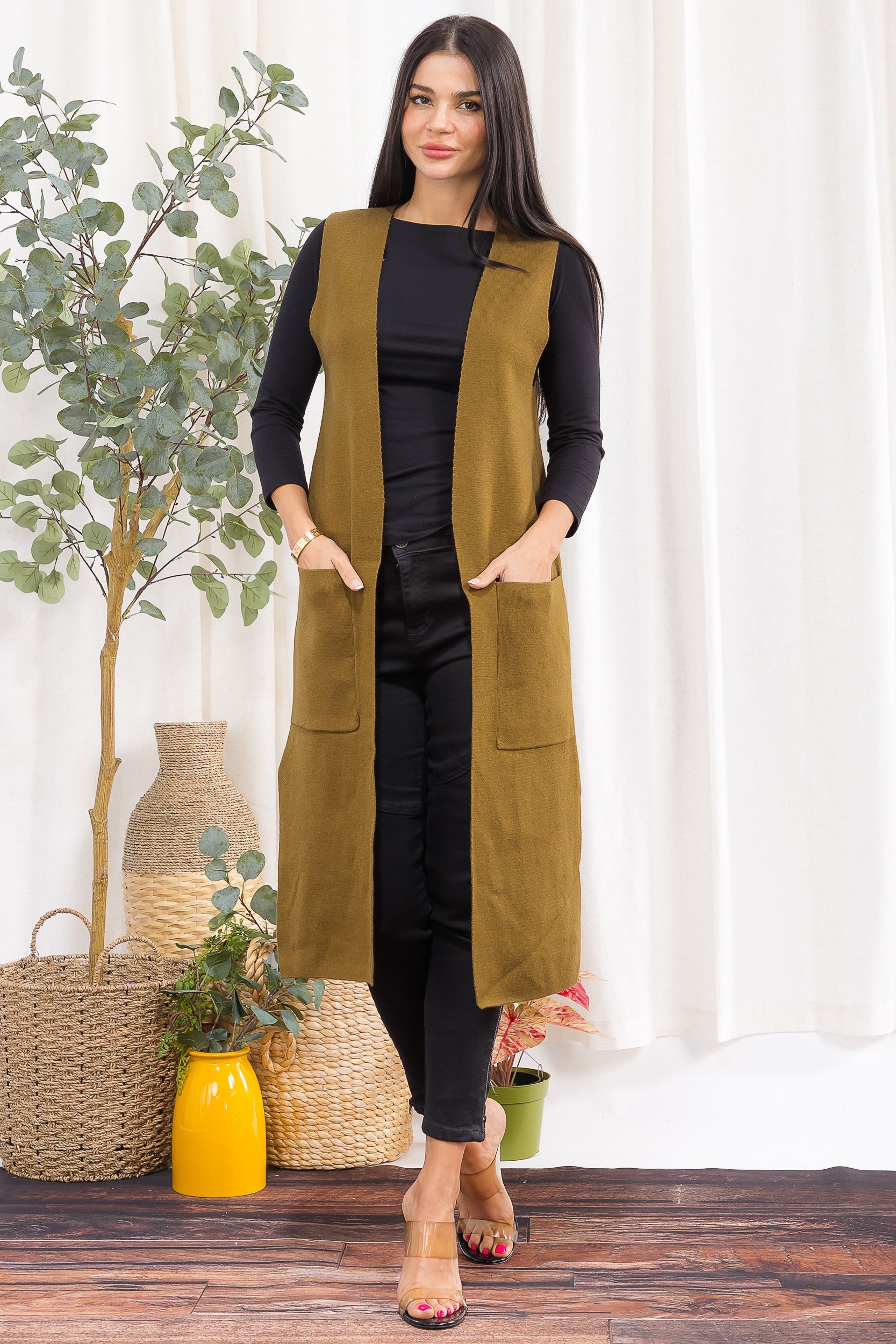 It Girl Cardigan (Olive Green)