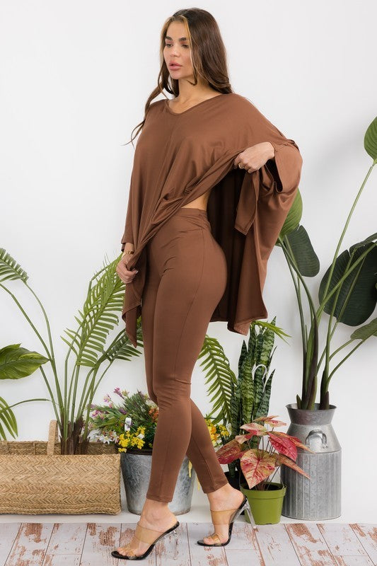 So Chic & Comfy Pants Set (Mocha)