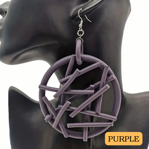 Wires Crossed Earrings (VARIOUS COLORS)