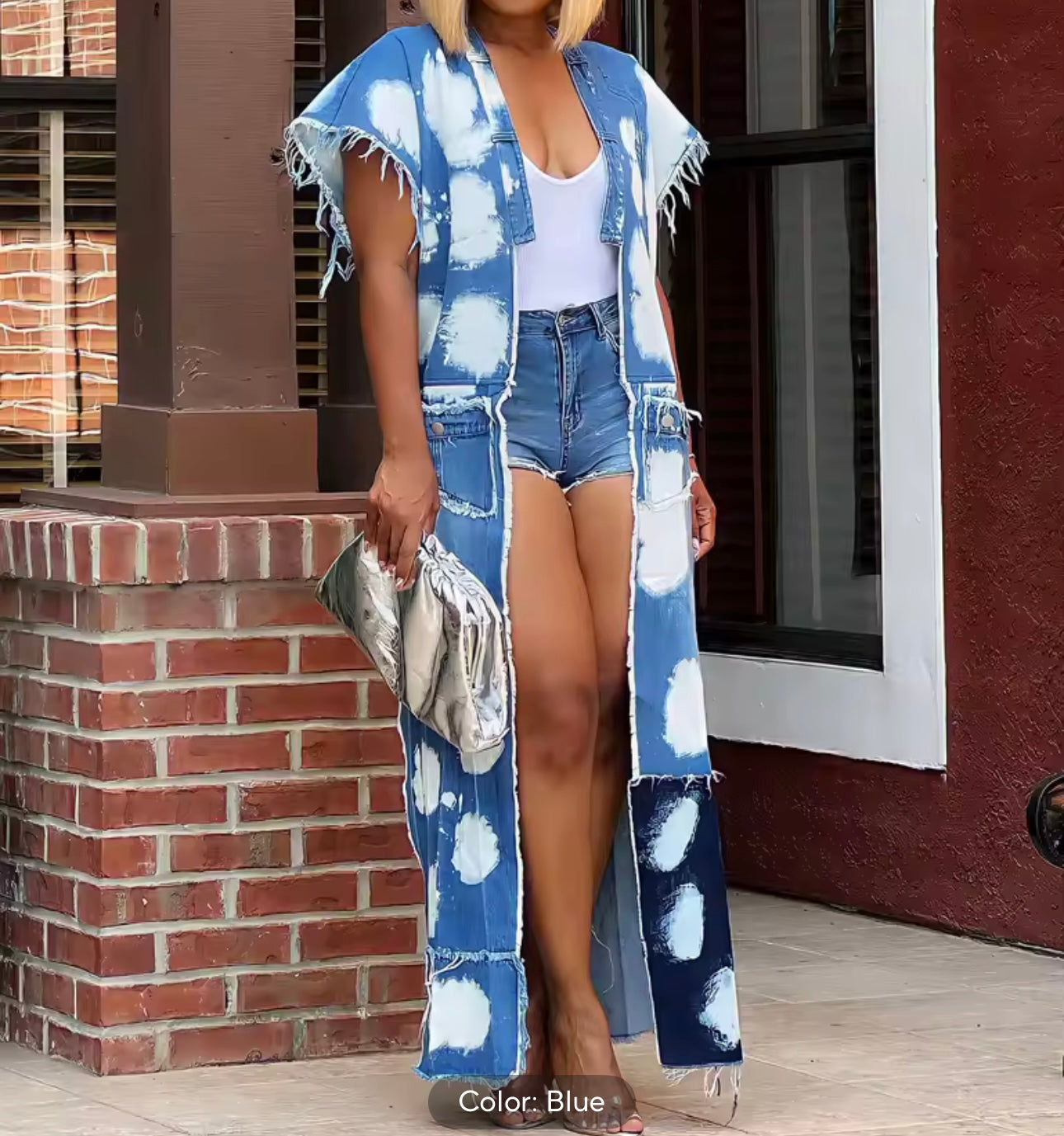 Vintage Blues Duster