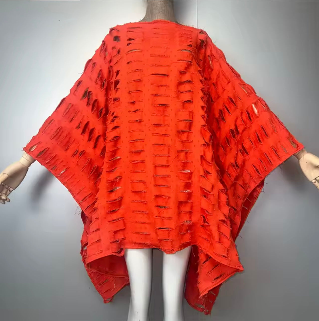 Ripped & Fabulous Tunic (Rust Orange)