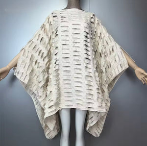 Ripped & Fabulous Tunic (Cream)