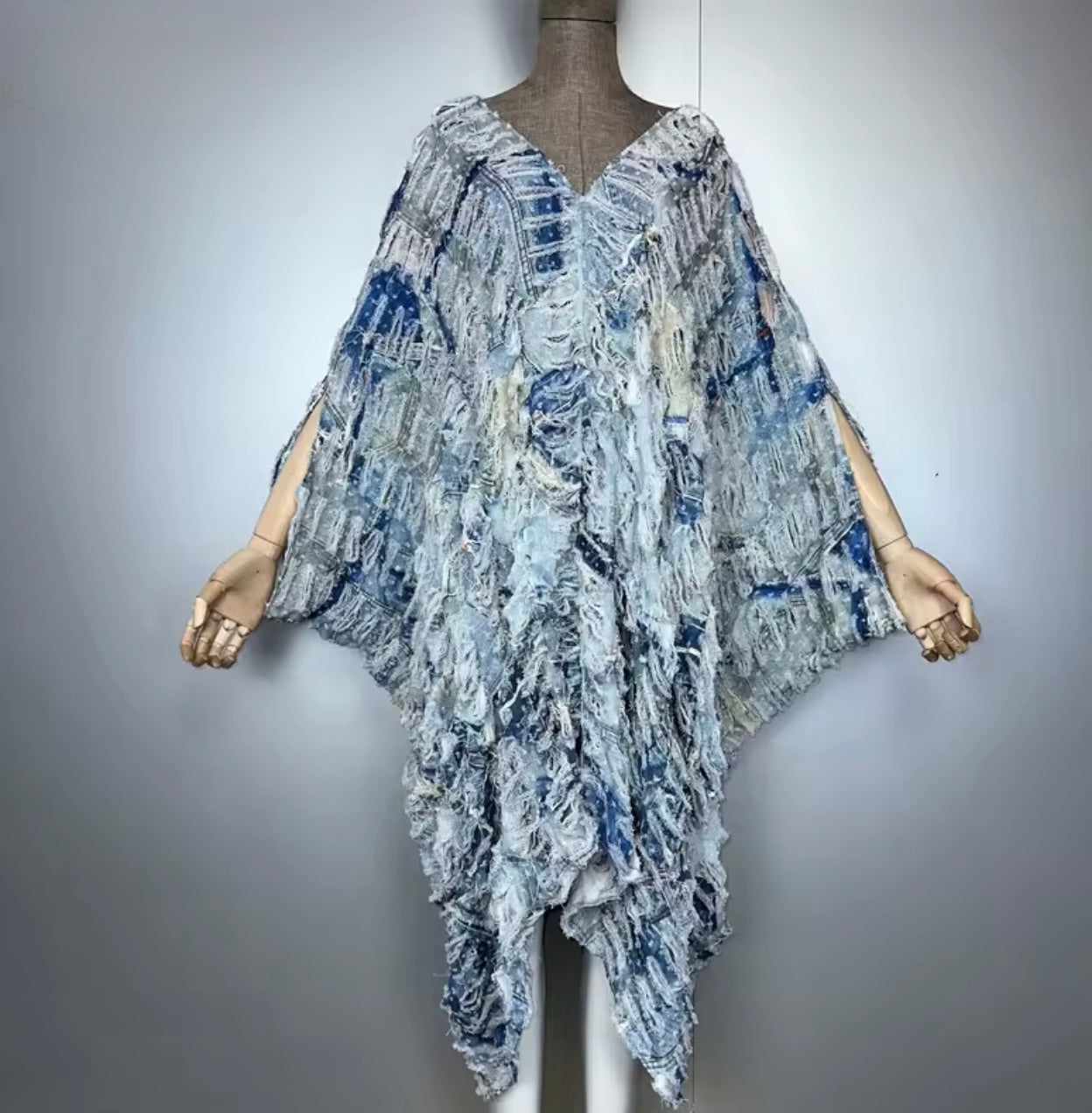 Ripped & Fabulous Tunic (Blue Denim)