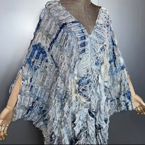 Ripped & Fabulous Tunic (Blue Denim)