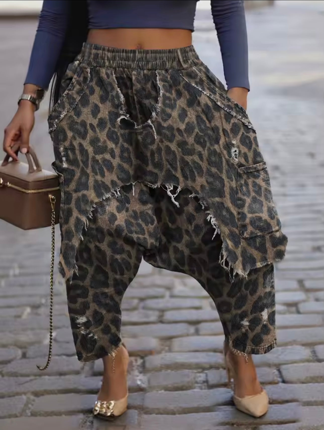 So Sassy Harem Jeans (Leopard)