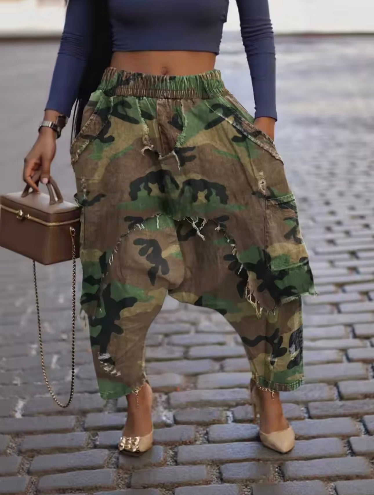 So Sassy Harem Jeans (Camo)