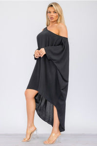 Adora Cold Shoulder Dress (Various Colors)