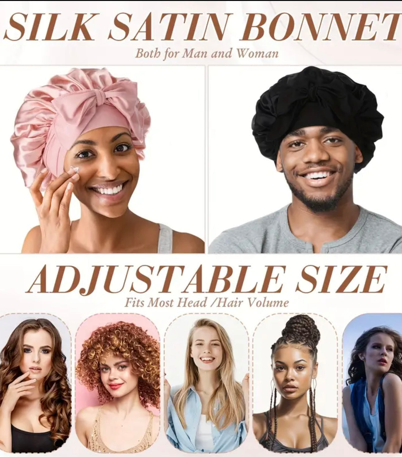 FabHair Bonnets by Trish M (Tie)