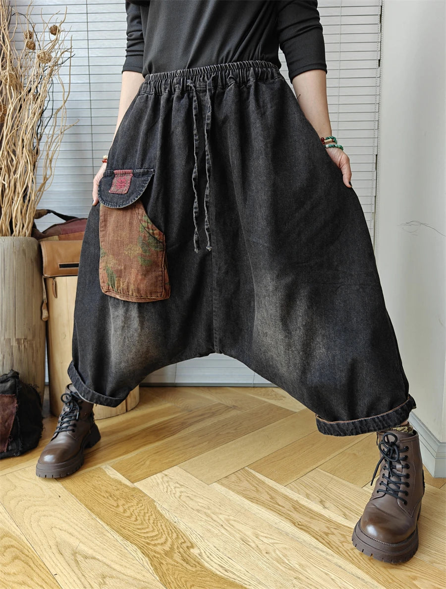 So Vintage Harem Jeans (Black)