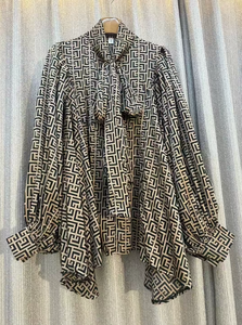 Vintage Beauty Top (Geo Pattern)