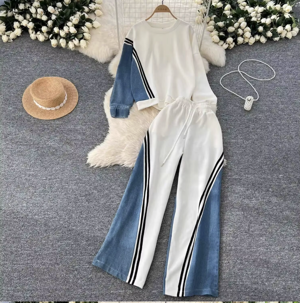 Denim Girls Rock Pants Set (Various)