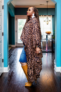 Pretty Flow Top/Dress (Leopard)