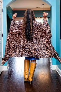 Pretty Flow Top/Dress (Leopard)
