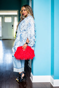 Ripped & Fabulous Tunic (Blue Denim)