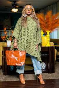Ripped & Fabulous Tunic (Olive)