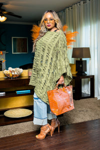 Ripped & Fabulous Tunic (Olive)