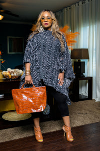 Ripped & Fabulous Tunic (Black Denim)