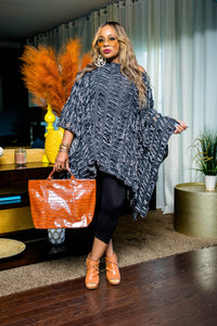 Ripped & Fabulous Tunic (Black Denim)