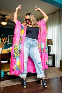 Island Beauty Kimono (Pink)