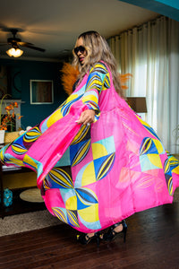 Island Beauty Kimono (Pink)