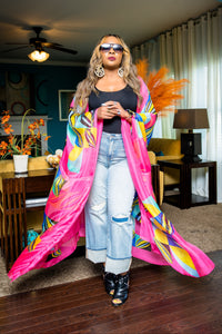 Island Beauty Kimono (Pink)