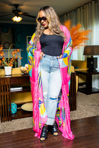 Island Beauty Kimono (Pink)