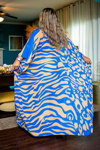 All About You Kimono (Blue/Gold)