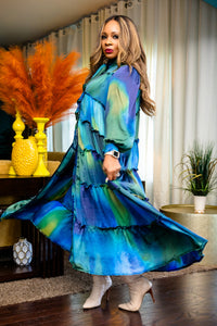 Vintage Beauty Maxi (Blue)