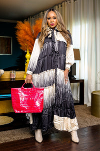 Vintage Beauty Maxi (Black/Cream)
