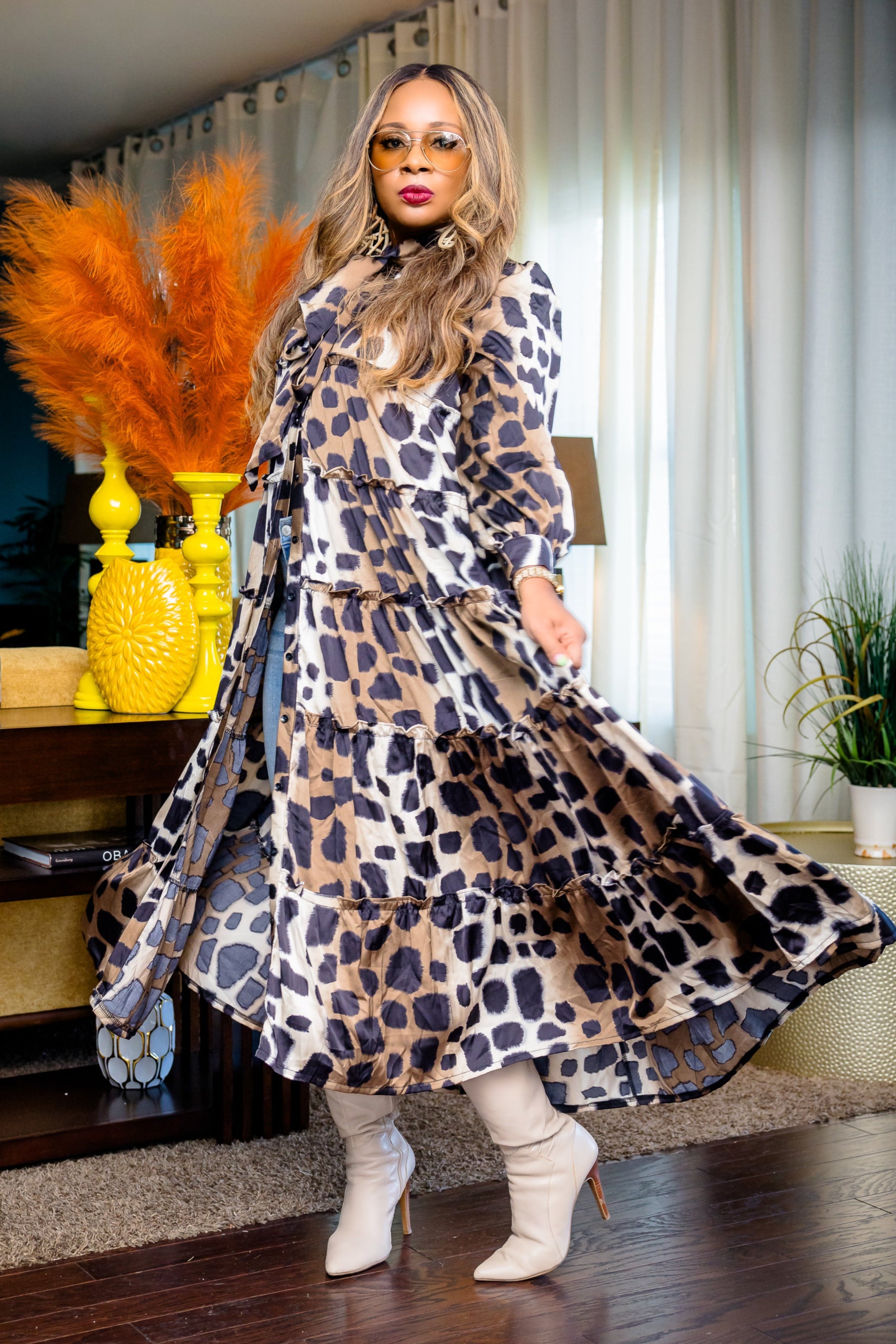 Vintage Beauty Maxi (Leopard)