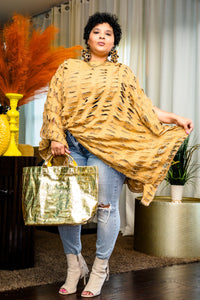 Ripped & Fabulous Tunic (Tan)