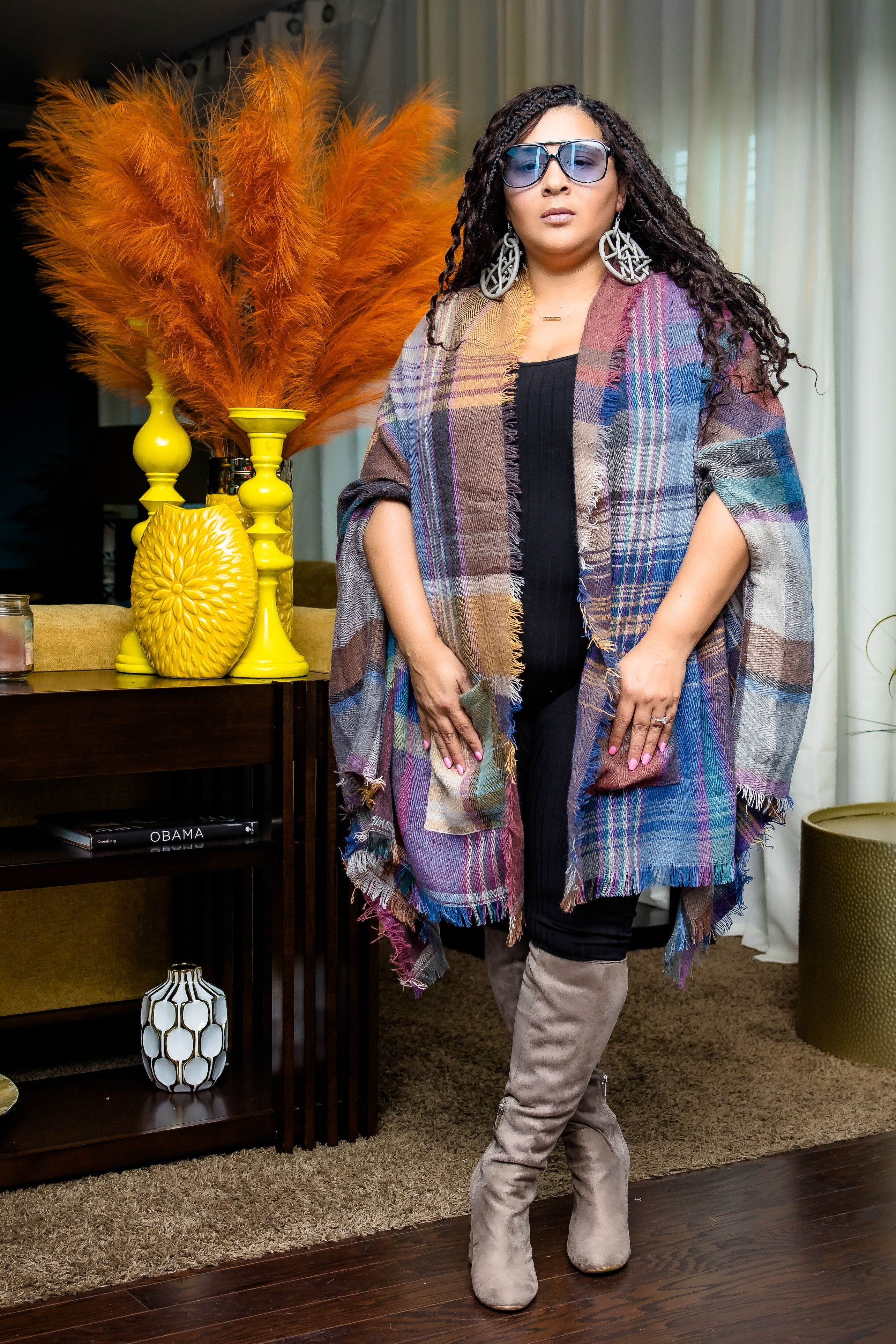 Fall Ready Cape Poncho (Camel)