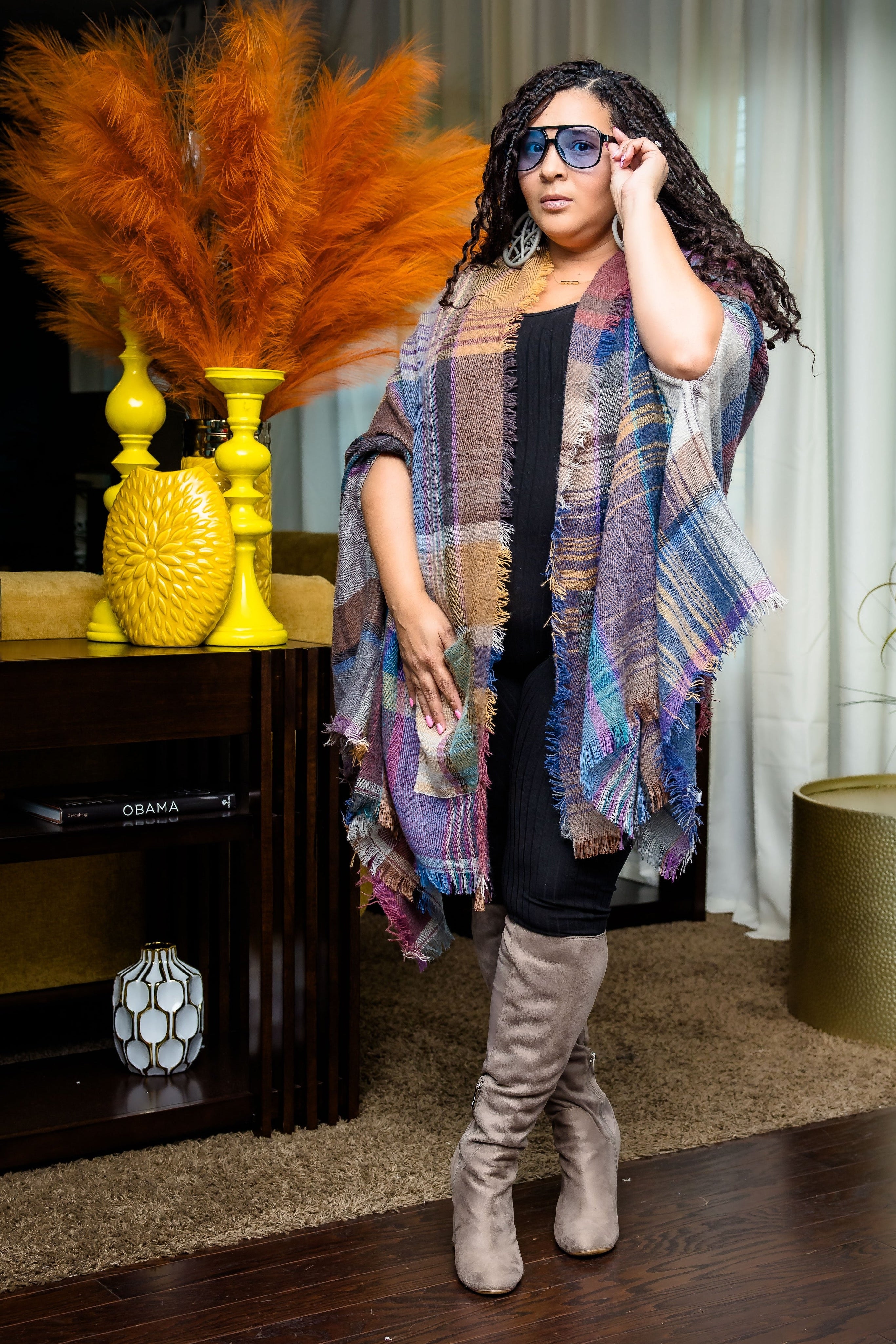 Fall Ready Cape Poncho (Camel)