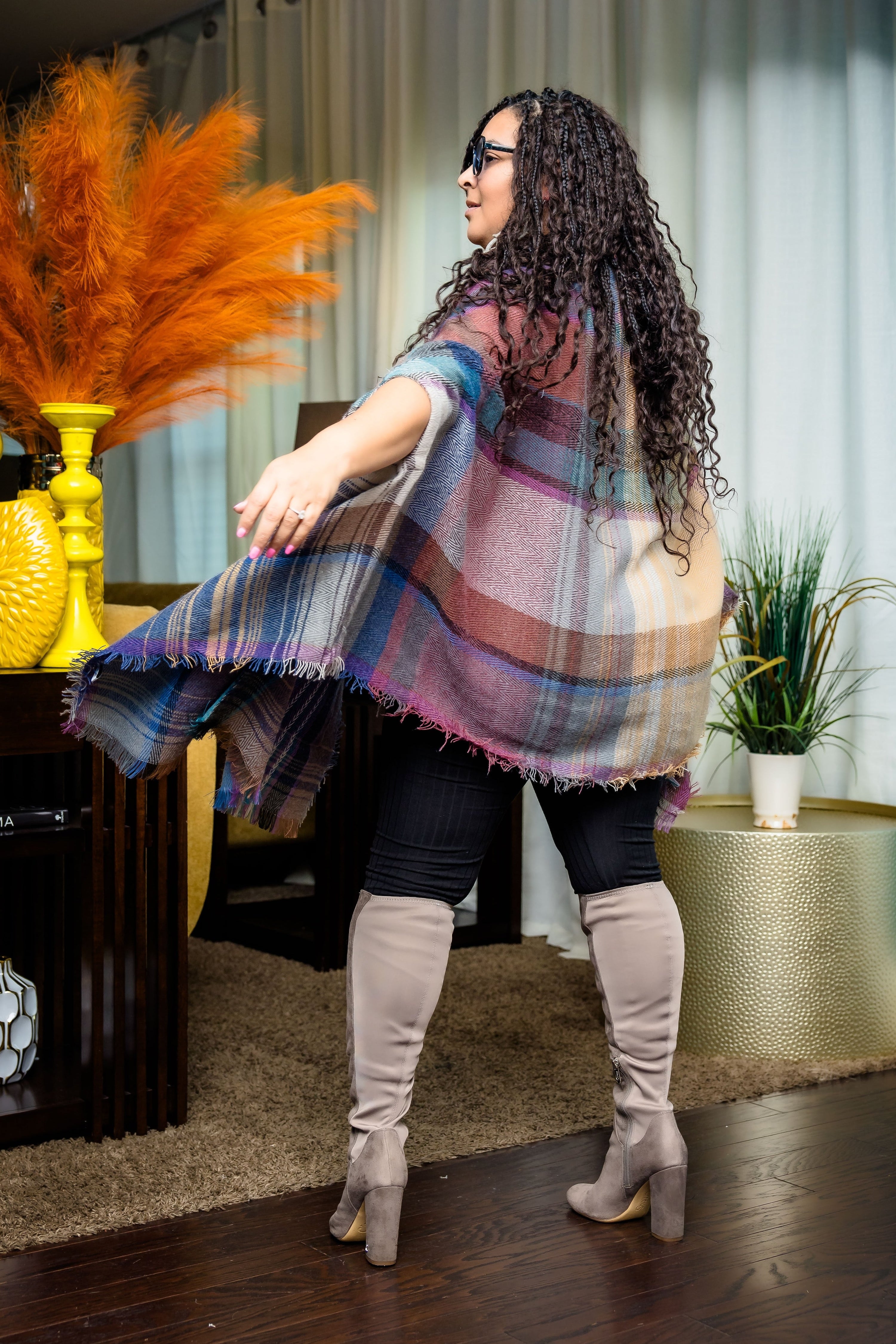 Fall Ready Cape Poncho (Camel)