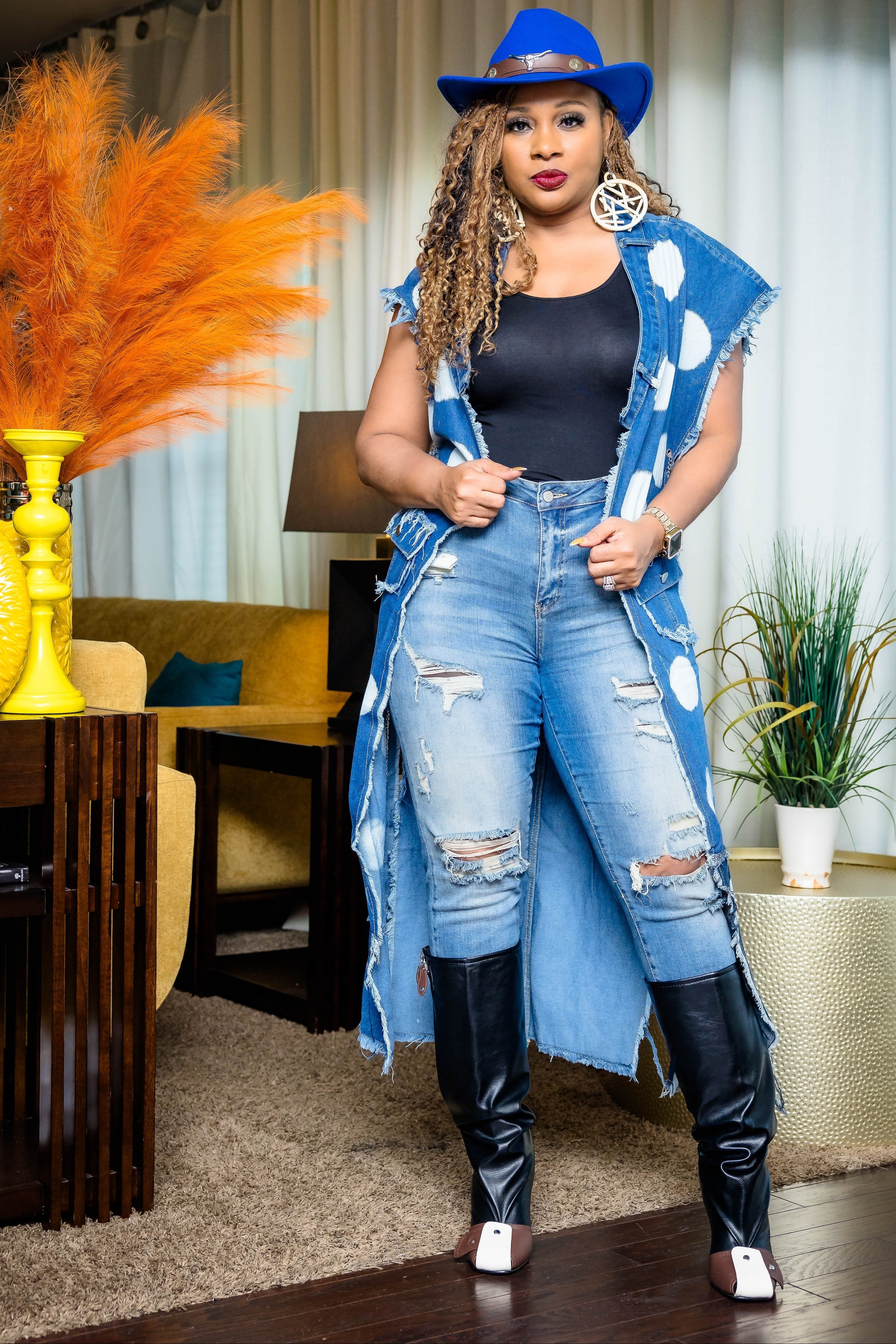 Vintage Blues Duster