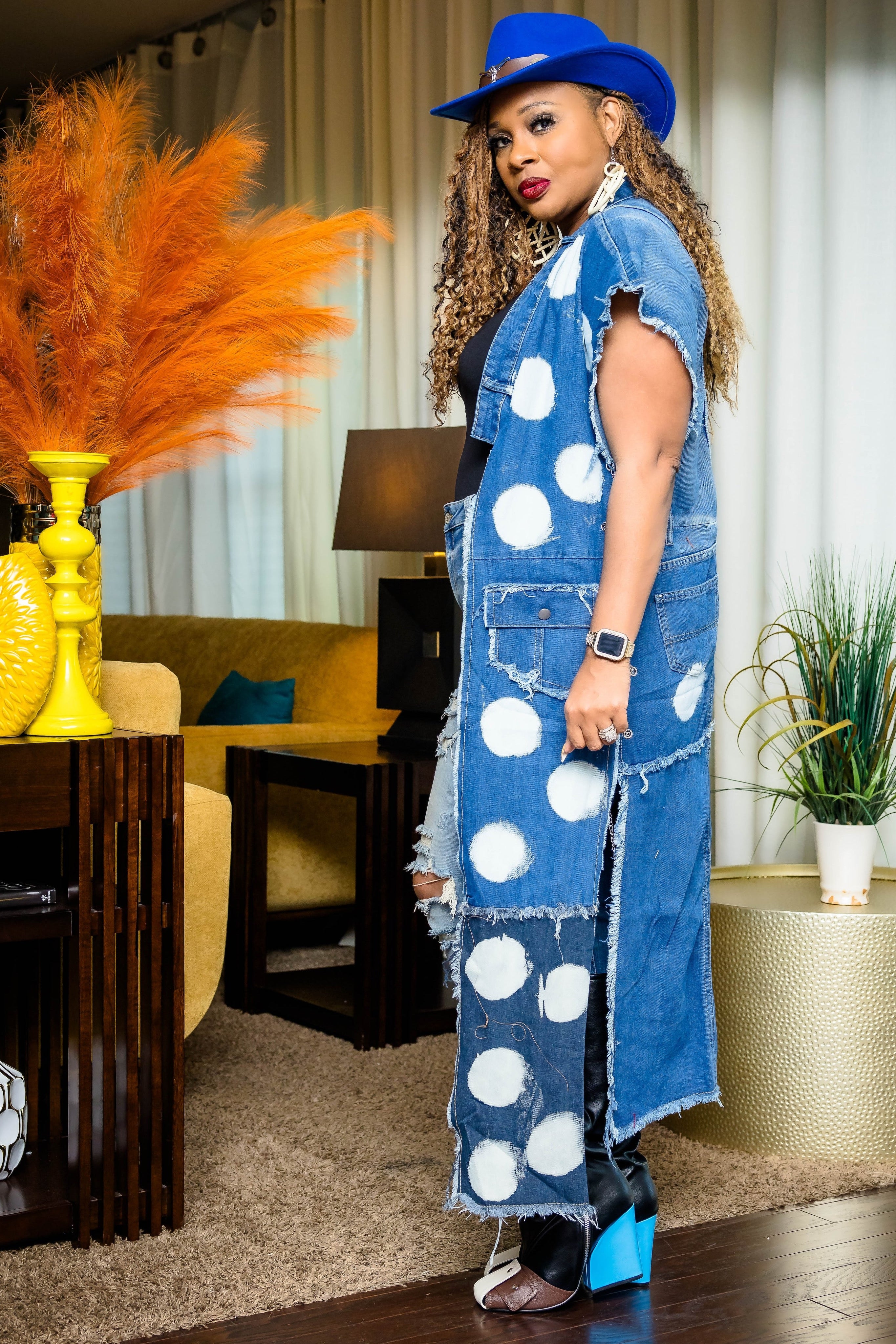 Vintage Blues Duster