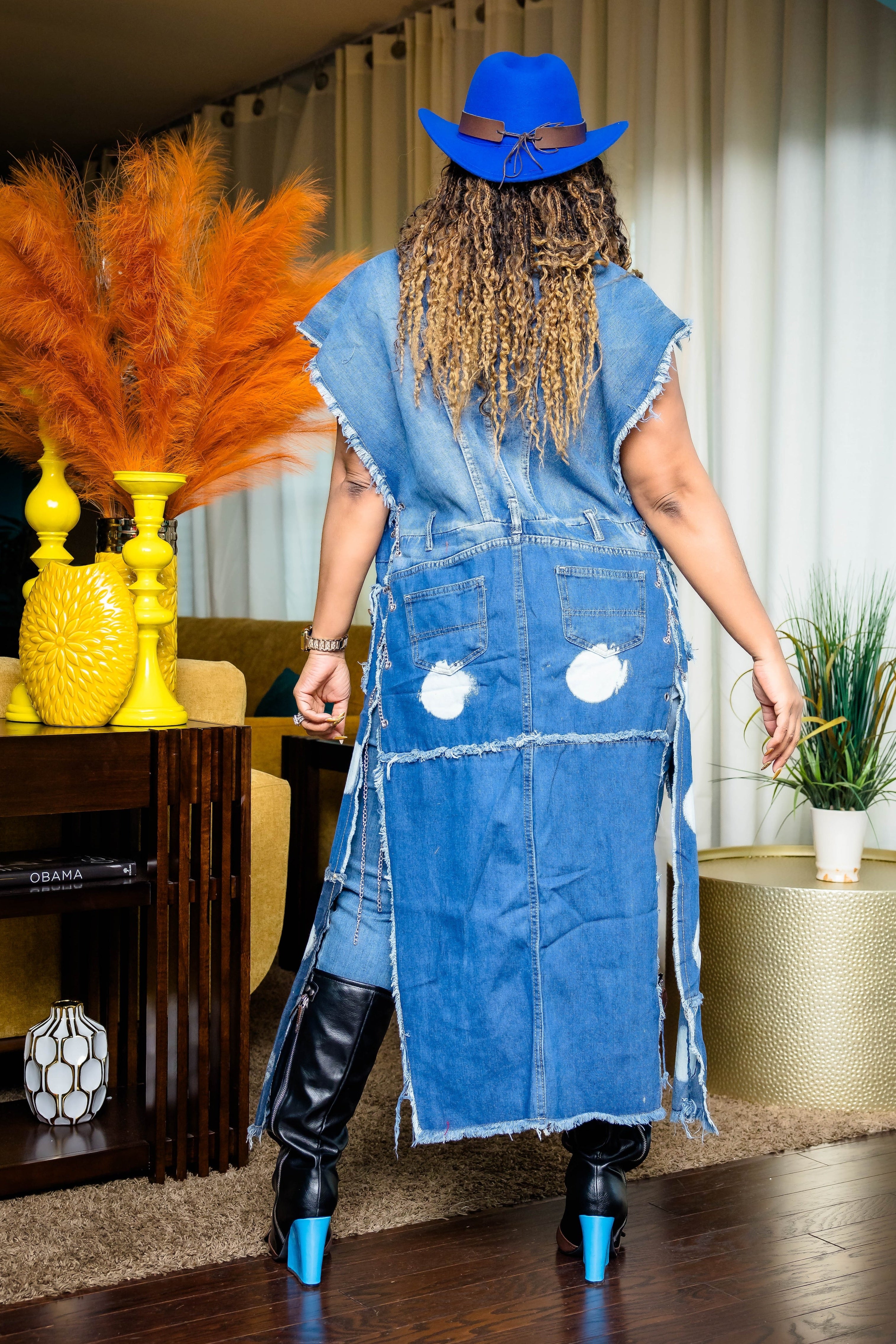 Vintage Blues Duster