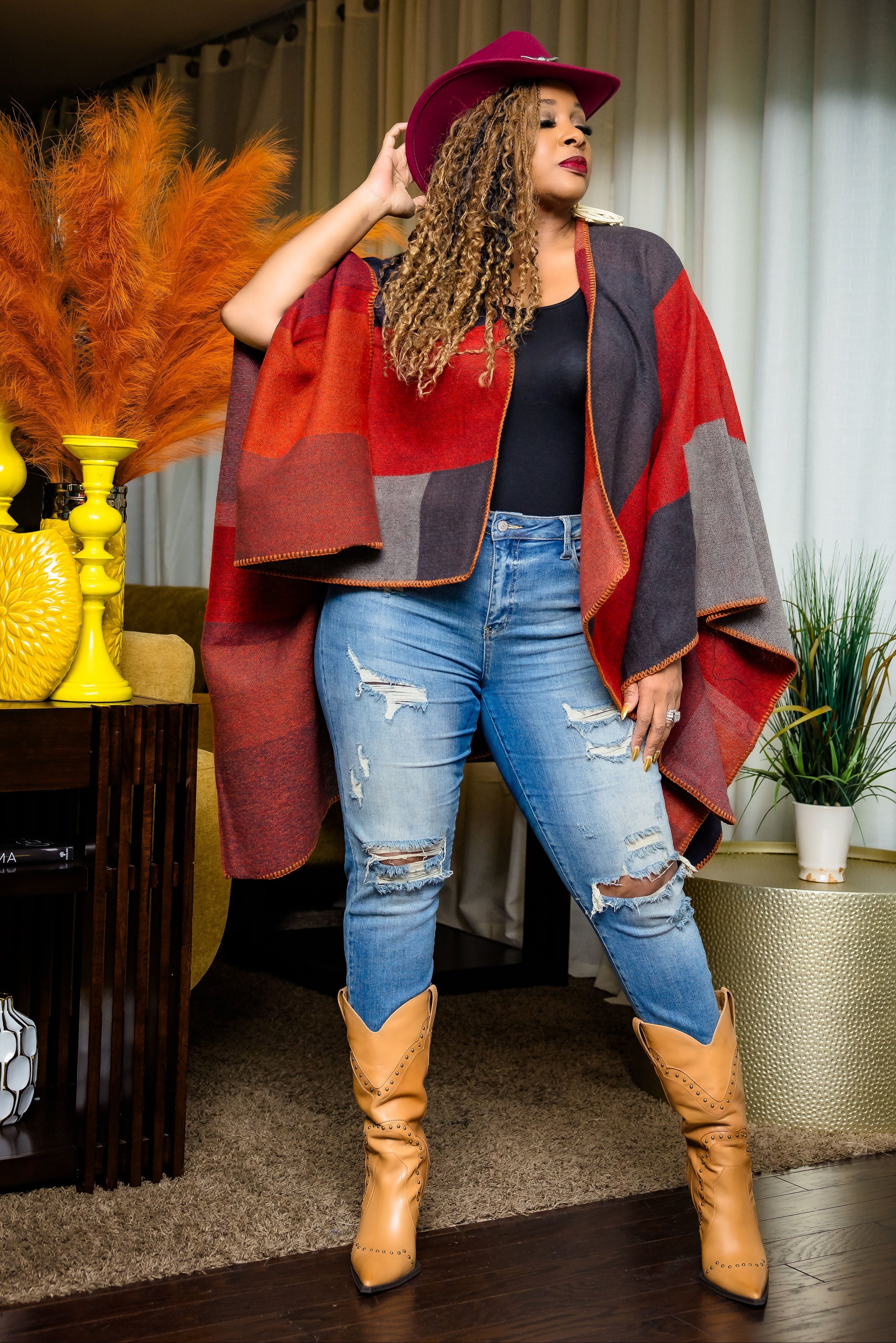 Fall Queen Cape Poncho (Various)