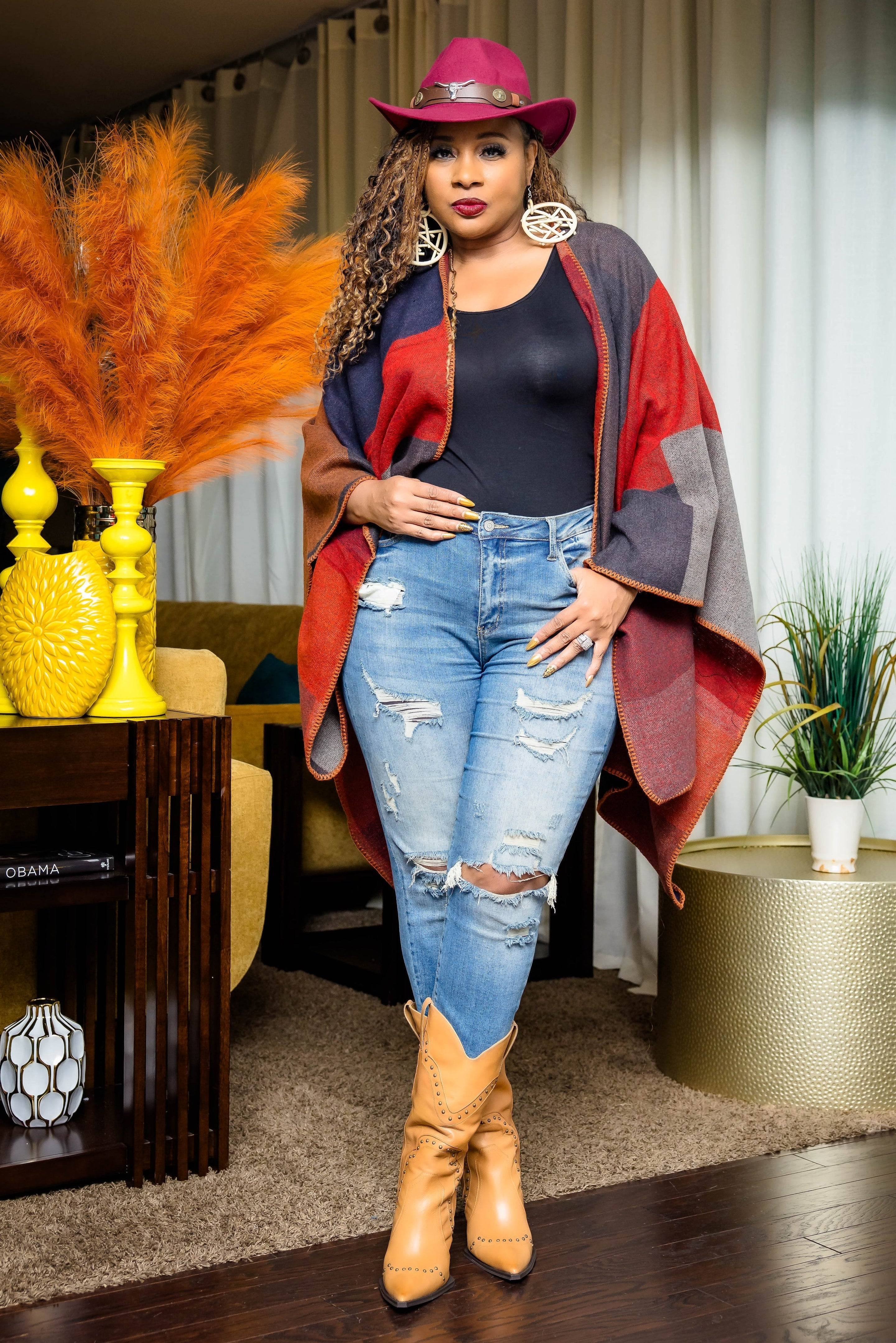 Fall Queen Cape Poncho (Various)