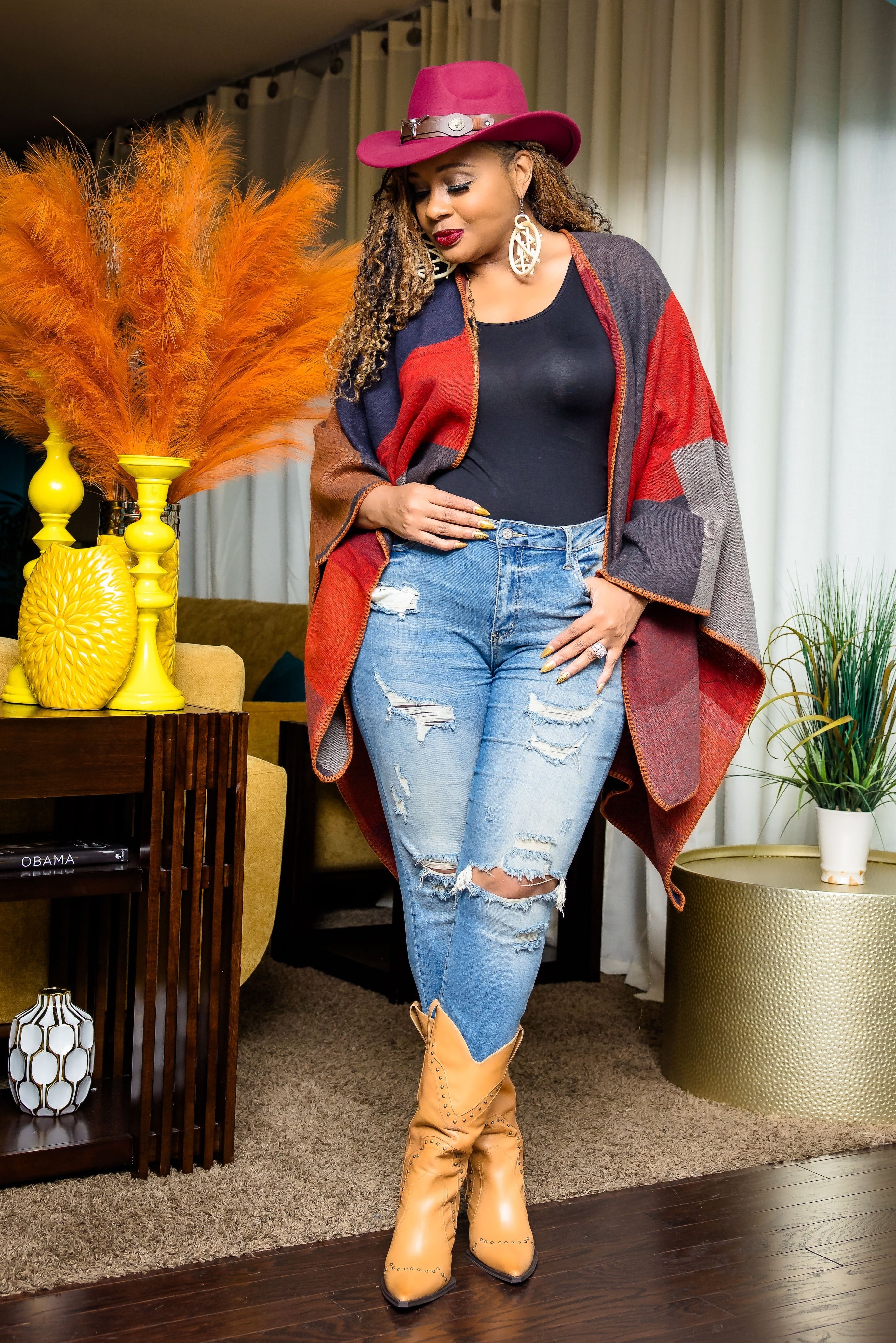 Fall Queen Cape Poncho (Various)