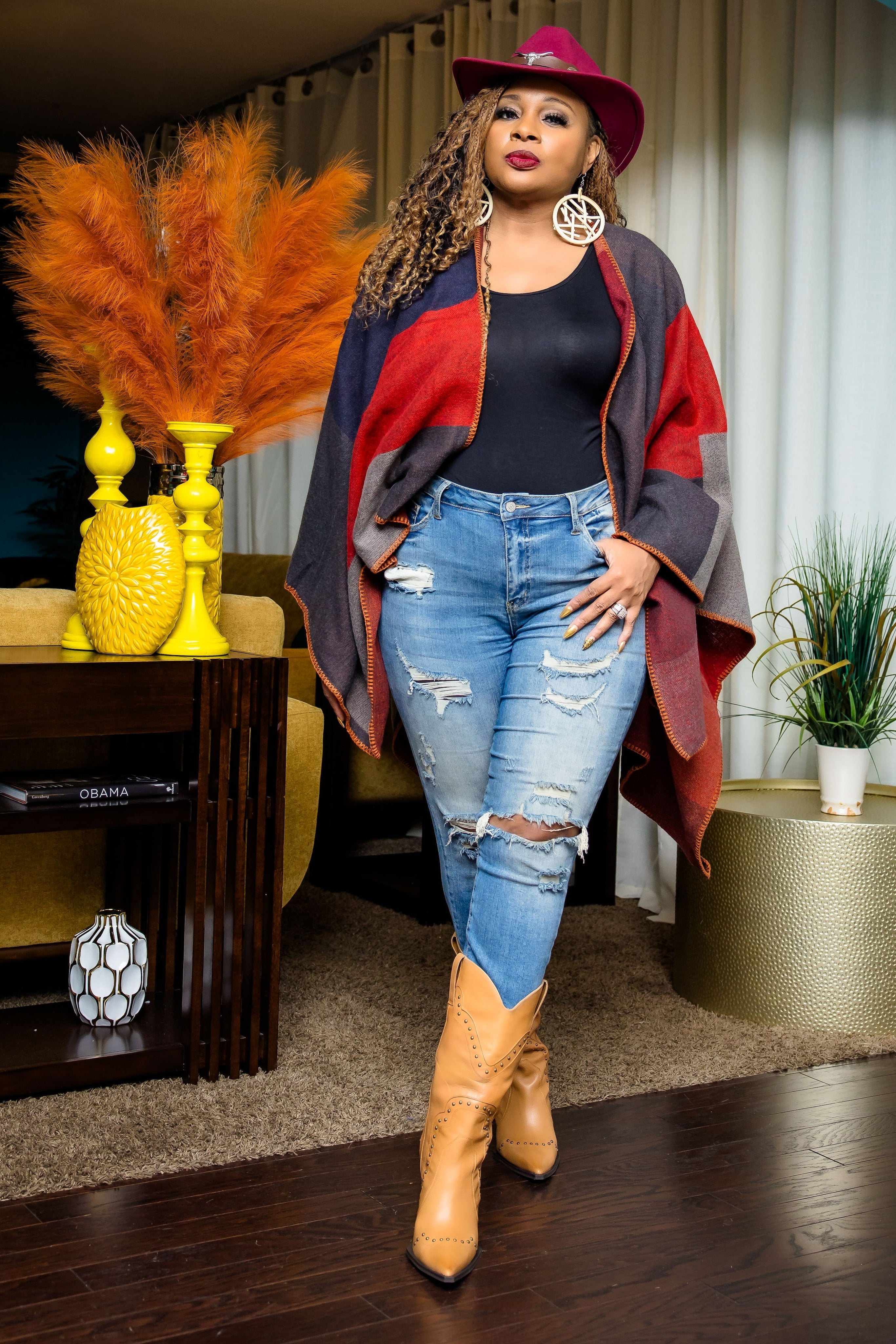 Fall Queen Cape Poncho (Various)