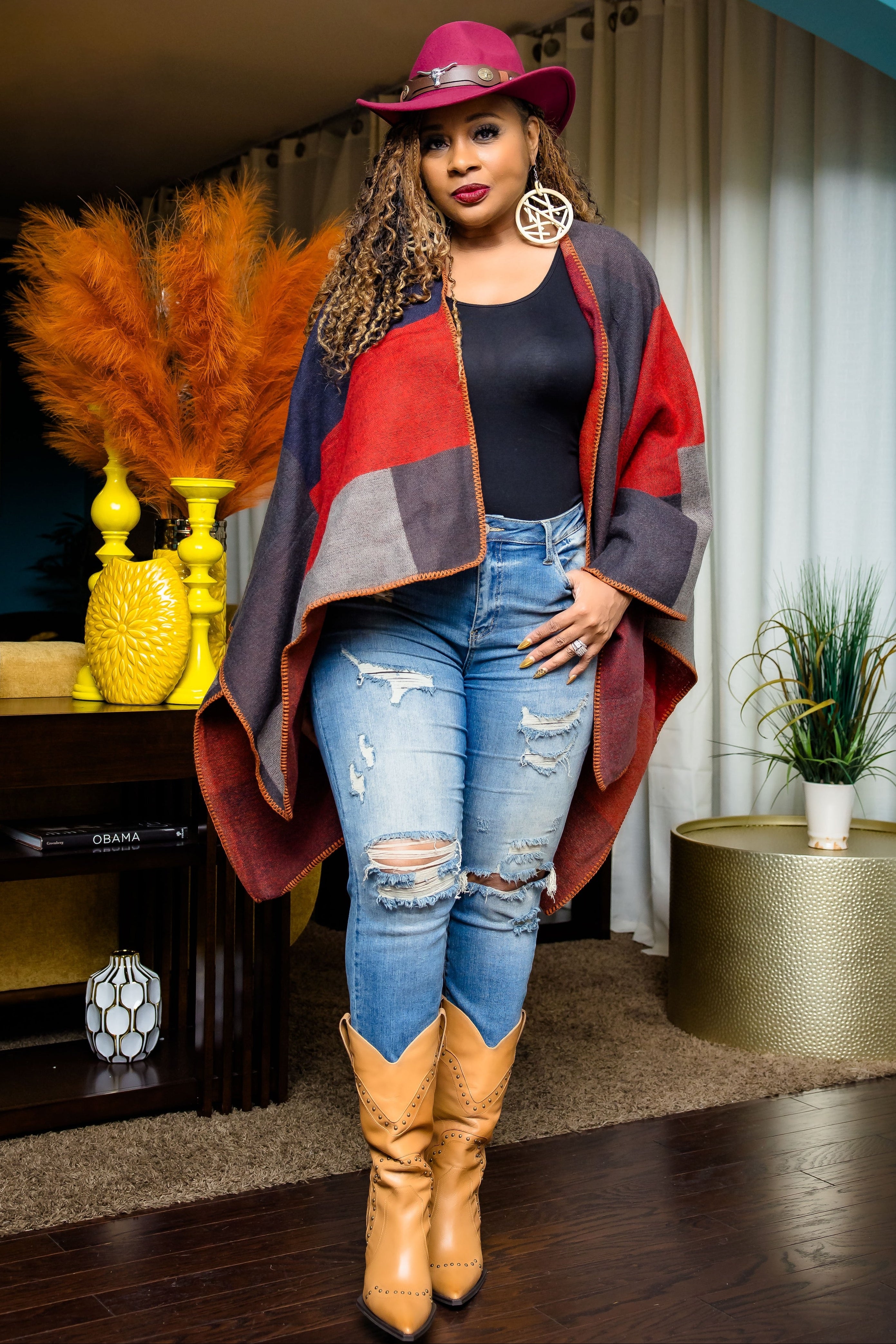 Fall Queen Cape Poncho (Various)