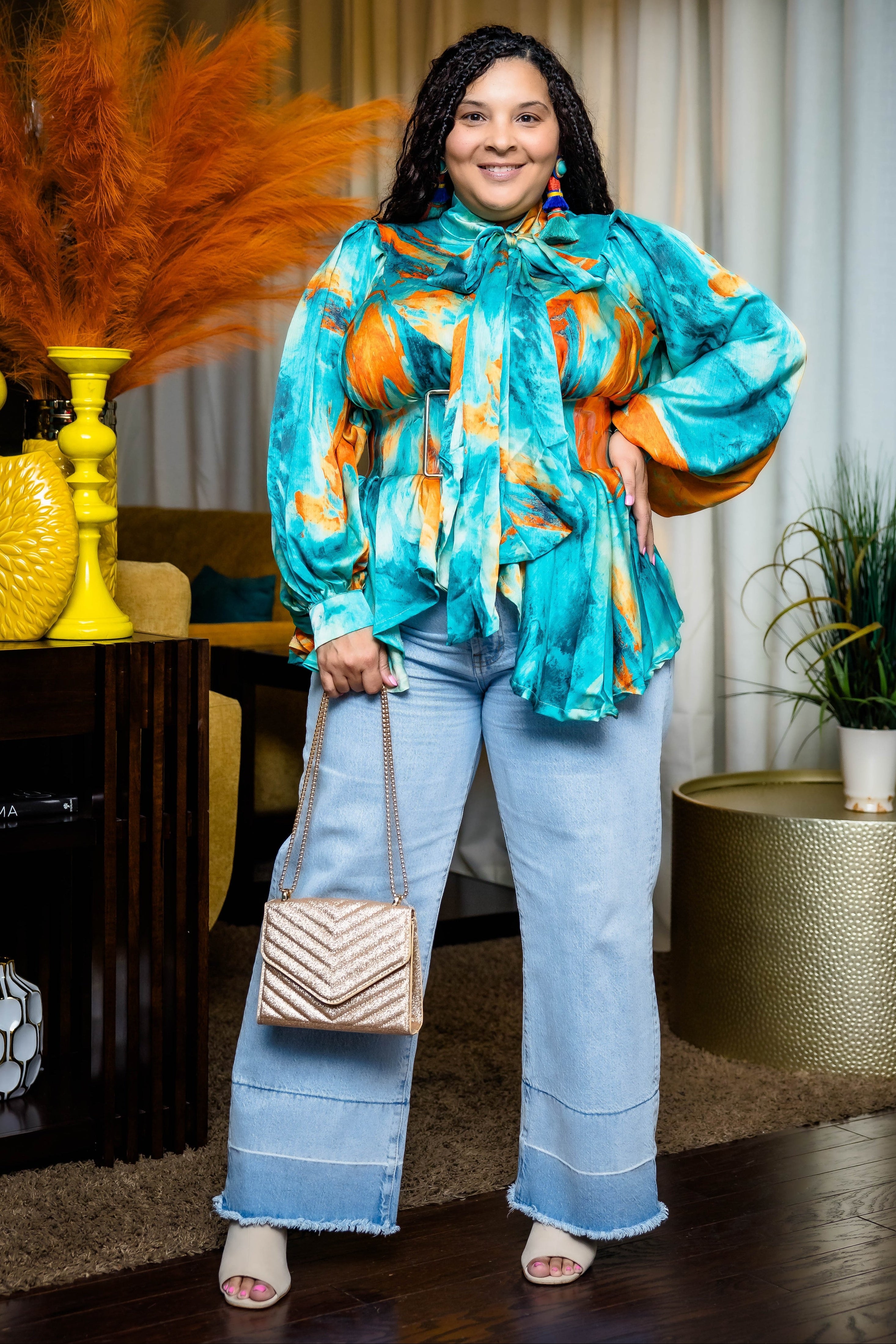 Vintage Beauty Top (Teal)